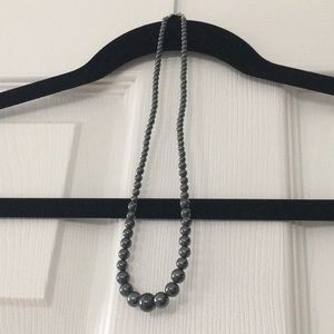 Genuine Black Pearl Necklace